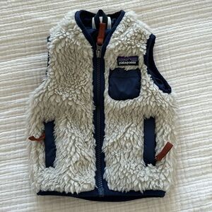 Patagonia baby retro-x vest, 3-6 months